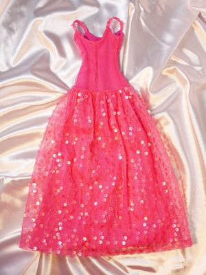 Pink bead flower sequin 42